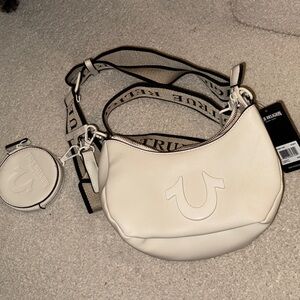 True Religion Off-White Crossbody Bag new with tags